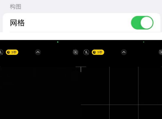 昭平苹果手机维修网点分享iPhone如何开启九宫格构图功能