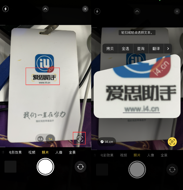 昭平苹果手机维修分享升级iOS 16后如何通过相机翻译文本 