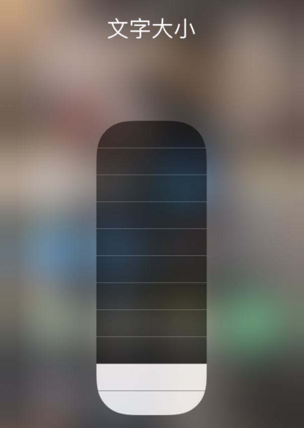 昭平苹果手机维修分享小技巧：在 iPhone 控制中心快速调节字体大小 
